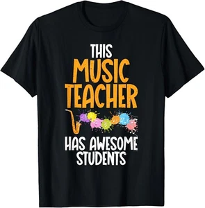 This Music Teacher has awesome Students Music Teacher T-Shirt - Bild 1 von 3