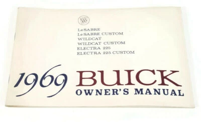 Buick LeSabre Custom Wildcat Custom Electra 225 1969 manual del propietario   Foto 1 de 4