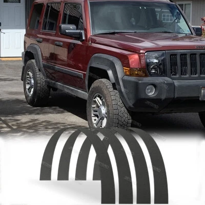Kits de carrocería más ancha arco de rueda 4 piezas 6" para Jeep Commander CAR guardabarros flexible Foto 1 de 4