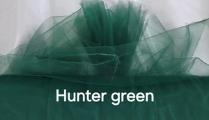 Tulle 54" Hunter green or any of the other 25 colors, tutu, bows, wedding decor - Picture 1 of 64