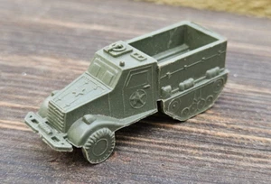 Vintage MPC Mini WW2 Military Vehicle Plastic Toy Mini US Half Track M3 A-1 - Picture 1 of 13