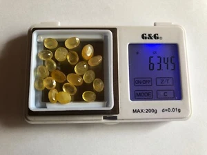Gelbe Saphire Top Qualität 63.4 ct Super Geldanlage - Bild 1 von 2
