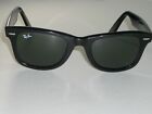 Ray-Ban Italy Rb2140 50[]22 Shiny Black G15 Uv Crystal Lens Wayfarer Sunglasses