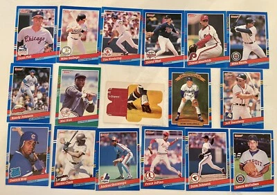 1990 - JUEGO DE 16 TARJETAS DE BÉISBOL HOJA CON PIEZA DE ROMPECABEZAS CASI COMO NUEVAS  Foto 1 de 3