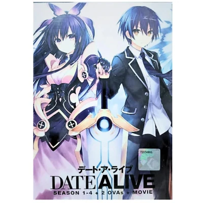 DVD Anime Date A Live Season 1-4 + 2 OVAs + Movie  English Dubbed All Region - Image 1 of 4