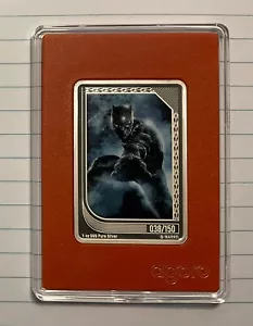 2025 Agoro Marvel Trading Coins Silver 1oz THE BLACK PANTHER 038/150 FREE POST - Picture 1 of 2