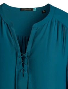 Bluse * SCOTCH & SODA * Tunika petrol Gr. 36 (-40) NEU NP 139,95 € - Bild 1 von 8