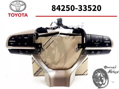 INTERRUPTOR DE ALMOHADILLA DE DIRECCIÓN TOYOTA LEXUS GENUINO ES350/300H, GX460, RX450H/350 84250-33520 Foto 1 de 4