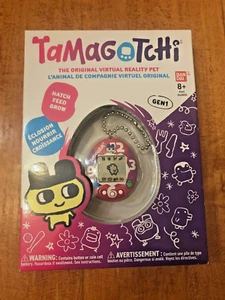 TAMAGOTCHI ORIGINAL GEN 1 ELECTRONIC PET PURPLE PINK CLOCK BANDAI 2018 NEW - Picture 1 of 2
