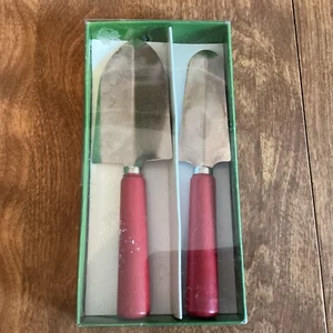 Vintage Hallmark Garden Tool Spreaders 6” Set Of 2 Rare - Picture 1 of 4