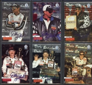 Dale Earnhardt Sr 1996 Score Board WINSTON CUP Complete 10 Card Foil Set - Imagen 1 de 4