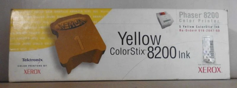 Tektronix  Xerox 016-2047-00 5 yellow ColorStix Phaser 8200 Ink  Karton C - Image 1 of 1
