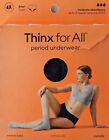 Thinx for All Period Underwear Black Brief 4X or XXXXL Fit For 50-52" Waists
