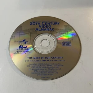20th Century Video Almanac PC CD-ROM Vintage 1993 Software Toolworks Disc Only - Picture 1 of 1