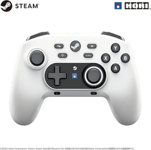Wireless Hori pad Controller for Steam Shiny White HPC-066 - Picture 1 of 7