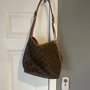 Louis Vuitton Monogram Petit Noe No Drawstring Shoulder Bag Brown/6BA0182 - Picture 1 of 15