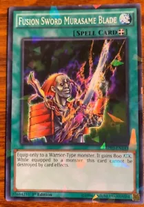 2014 YuGiOh Battle Pack 3 Monster League Shatterfoil Fusion Sword Murasame Blade - Picture 1 of 2
