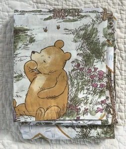 Vintage NEW Classic Winnie the Pooh & Friends Fabric Shower Curtain Piglet Roo - Picture 1 of 4