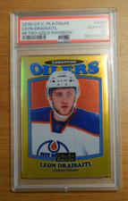Leon Draisaitl #R-48 - 2016 OPC Platinum Gold Rainbow - 99/149 PSA 10 Gem Mint!