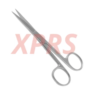 Set of 2 Standard Operating Scissors, 5.5", Straight, Blunt, Serrated, Premium - Picture 1 of 1