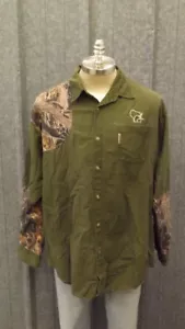 Wisconsin Ducks Umlimited Shooters/Hunting Shirt sz Xl Trap Skeet DU by Columbia - Picture 1 of 4