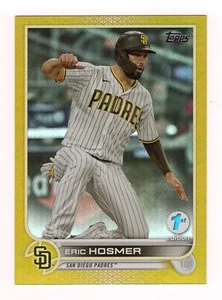 2022 Topps 1st First Edition Gold Parallel #272 - Eric Hosmer - Padres - Picture 1 of 2