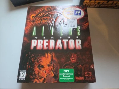Aliens Versus Predator Factory 1999 Windows PC Game Big Box Sci-Fi Horror - Image 1 of 4