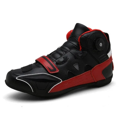 Botas de Motocicleta Para Hombre Botas de Ciclismo Todoterreno de Parte Superior Alta Anti-caída Entrenamiento Foto 1 de 4