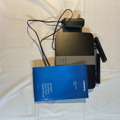 Linksys EA6350 V3 AC1200 Dual-Band 4-Port Wi-Fi Wireless Router - USED - WORKS - Image 1 of 4