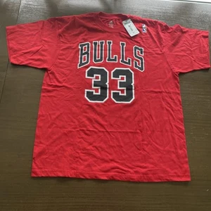 Chicago Bulls NBA XL Scottie Pippen Basketball Fast Ship Adidas Shirt New XL - Picture 1 of 3