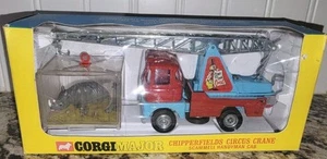 Corgi Toys 1144 Chipperfields Scammell Crane Truck With Rhino. NMIB - Picture 1 of 7