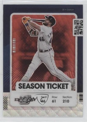 2021 Panini Contenders Optic Red Wave Ticket Jeimer Candelario #78 - Image 1 of 2