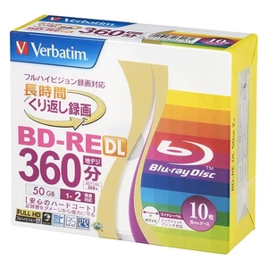 Verbatim Für Repeat Aufnehmen Blu-Ray Bremsscheiben Bd-Re DL 50GB 10 Teile - Bild 1 von 2