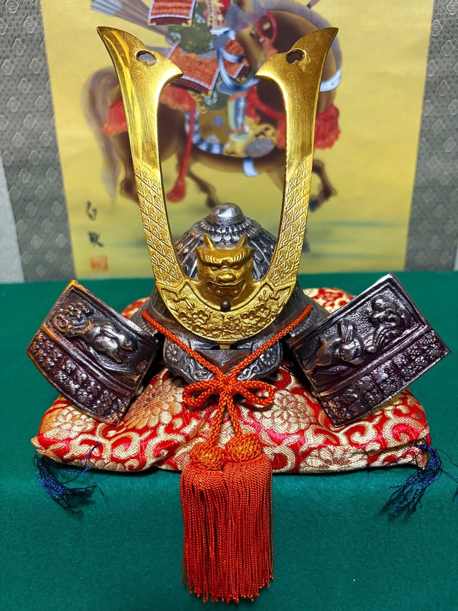 金色熨斗古董日本装甲| eBay