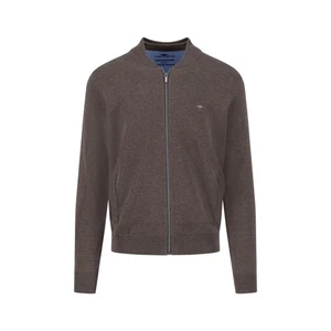 Fynch Hatton Chaqueta De Punto Para Hombre Casual Fit Marrón 1514216 860 EARTH - Imagen 1 de 2