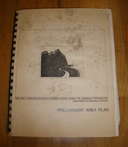 Prelim. Malibu Santa Monica Mountains Area Plan Planning Commission Booklet 1980 - Bild 1 von 18