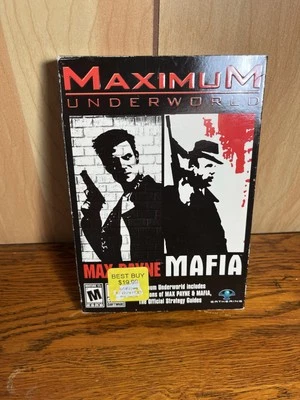 MAX PAYNE / MAFIA Bundle: Maximum Underworld Big Box Windows PC 5 Disc Set! New! - Image 1 of 4