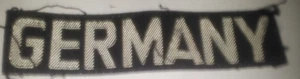 Alte frühe Bundeswehr Luftwaffe GERMANY silber/schwarz Silberfaden NATO Abzeiche - Bild 1 von 2