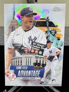 2025 Topps Chrome - Gerrit Cole Home Field Advantage SSP Case Hit Yankees HA-33 - Bild 1 von 2