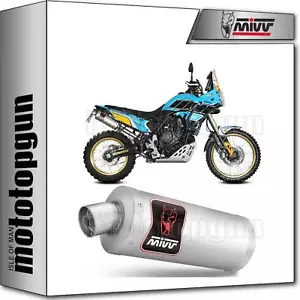 silencer dakar stainless steel mivv for yamaha tenere 700 2023 23 2024 24 - Picture 1 of 5