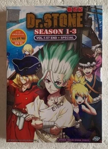 Dr. Stone Season 1~3 + Special Complete Anime DVD (English Dubbed) FREE SHIPPING - Picture 1 of 4