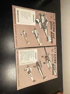 1930 And 1931 FLYING AND GLIDER MANUALS Lot Of 2 (BUILD AND FLY) (Reprint 1989) - Picture 1 of 5