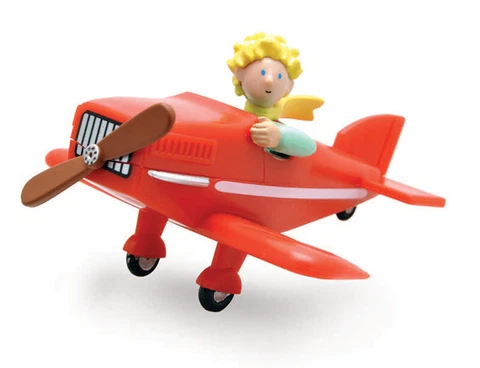 The Small Prince IN Her Plane Little His Plane 1 5/8x2 3/8x2 13/16in Plastoy Cover