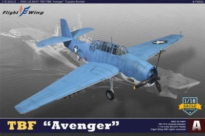 Flight Wings 1/18 TBF Avenger, " Battle of Midway" Squadron VT-8, 1942 (FW003A) - Image 1 of 4