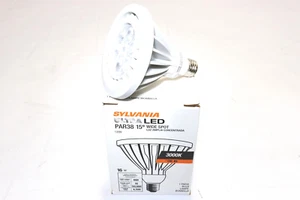 SYLVANIA LED15PAR38/SG/830/WSP15 PAR38 15W FLOOD LAMP, E26/24 BASE, 78498-2 - Picture 1 of 6