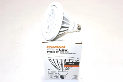 SYLVANIA LED15PAR38/SG/830/WSP15 PAR38 15W FLOOD LAMP, E26/24 BASE, 78498-2 - Image 1 of 4