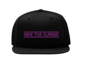 Ride The Classic E30 Retro Logo Racing Embroidered Snapback Baseball Cap Fullcap - Bild 1 von 4