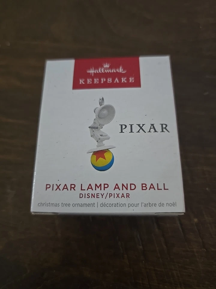 Hallmark Keepsake Disney Pixar Lamp and Ball Miniature 2022 Christmas Ornament