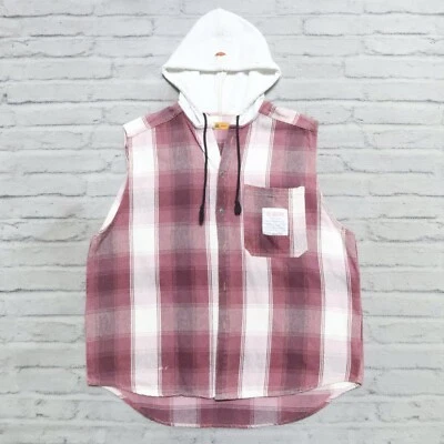 Chaleco con Capucha a Cuadros Quicksilver Vintage Años 90 Hecho en EE. UU. Surf Skate Foto 1 de 4