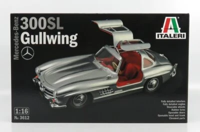 MODELLINO AUTO STATICO ITALERI MERCEDES 300SL COUPE GULLWING W198 1954 1/16 - Immagine 1 di 3